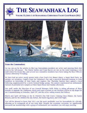 Volume 33- issue 1- 2012 - Seawanhaka Corinthian Yacht Club