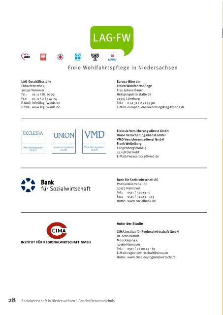 Studie - Sozialwirtschaft in Niedersachsen - Lag-fw-nds.de