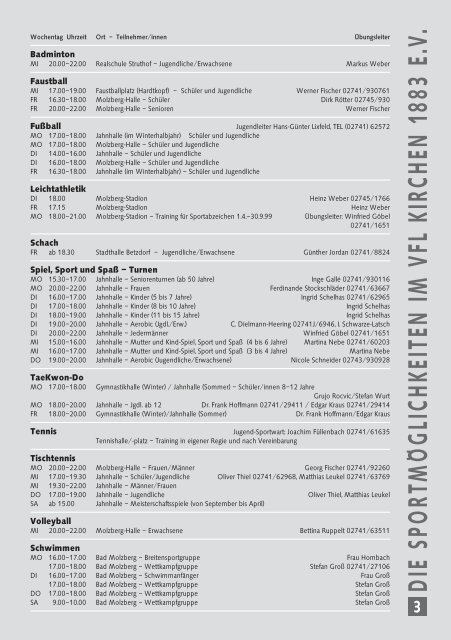 tennis - Schachverein Betzdorf/Kirchen