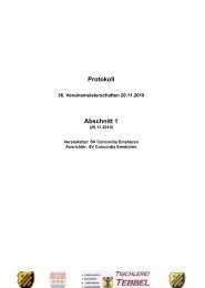 Protokoll Abschnitt 1 - SV Concordia Emsbüren
