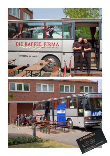 Laden Sie hier unseren Prospekt mit Fotos ... - Die Kaffee Firma