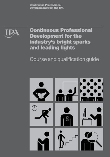 IPA CPD Brochure - Skillset