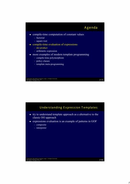 Understanding C++ Expression Templates - Angelika Langer