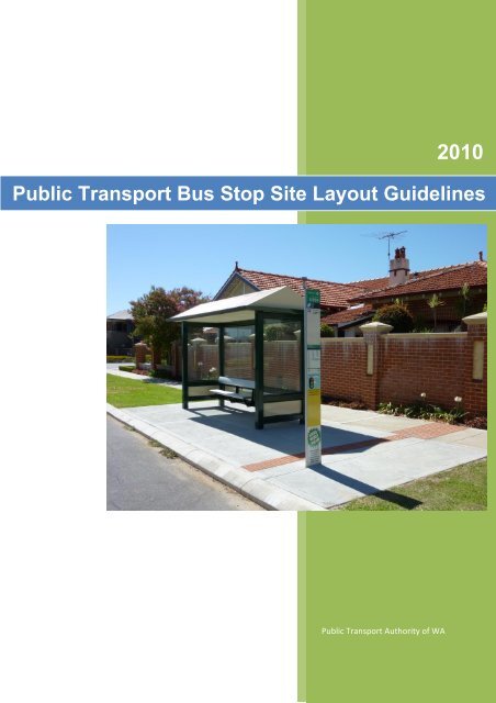 Bus Stop Layout guidelines - Public Transport Authority