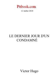 LE DERNIER JOUR D'UN CONDAMNÃ - Pitbook.com