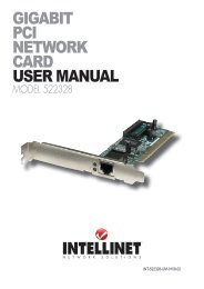 GIGABIT PCI NETWORK CARD USER MANUAL - PCDeacitec