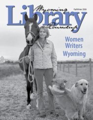 Wyoming Women Writers - the Wyoming State Library