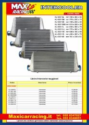 Intercooler - Maxi Car Racing