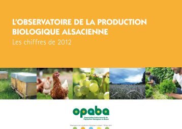 Observatoire régional de l'agriculture biologique en Alsace - Opaba