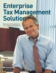 Enterprise Tax Management Solution Brochure - Pitney Bowes ...