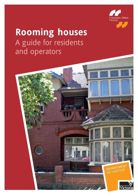 Rooming Houses A Guide For Residents And Operators Nwhn
