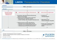 LiMON Therapeutische Checkliste - PULSION Medical Systems SE