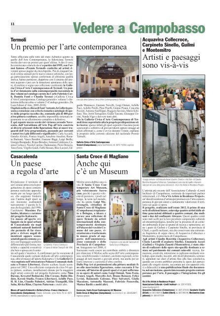 Vedere in Molise - Il Giornale dell'Arte