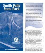 Smith Falls State Park Brochure - Nebraska Game and Parks ...