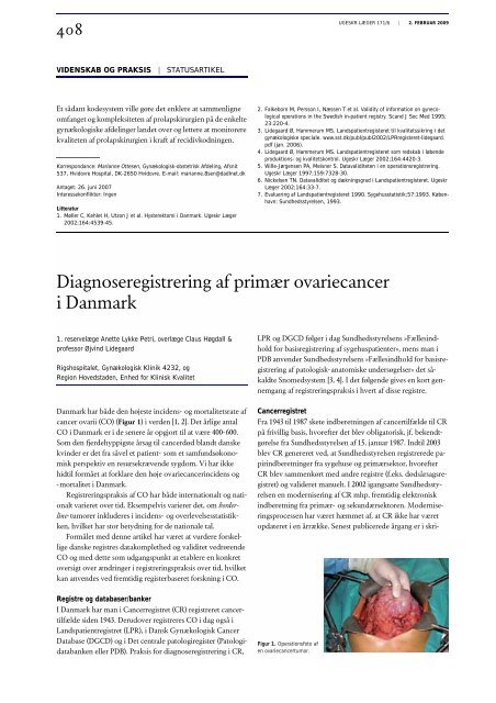 pdf-udgave - Ugeskrift for LÃ¦ger