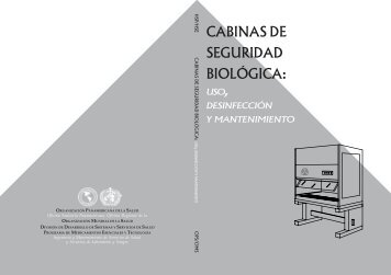 Cabinas de seguridad biolÃ³gica: uso, desinfecciÃ³n y mantenimiento.