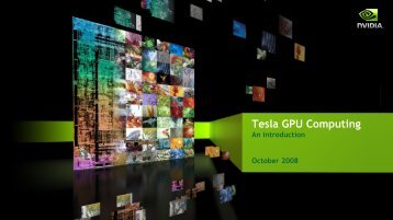 Tesla GPU Computing