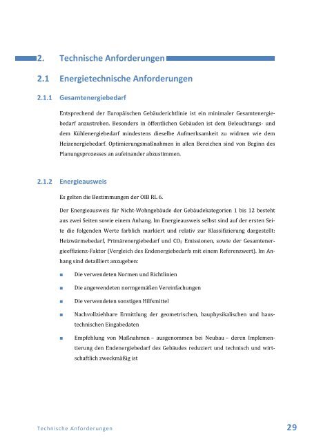 Planungsleitfaden fÃ¼r nachhaltige LandesgebÃ¤ude - Vorarlberg