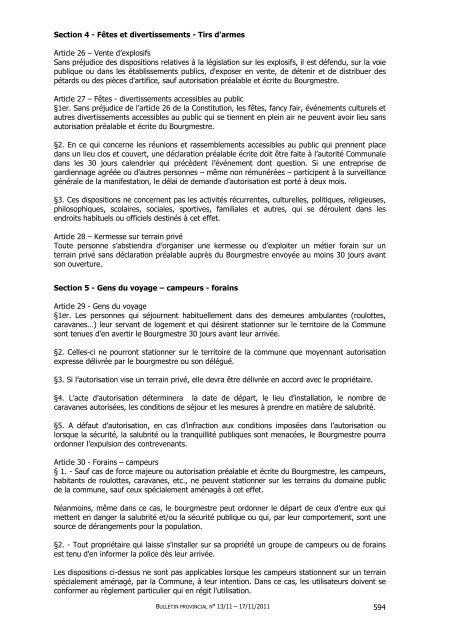 Bulletin provincial 2011 - Province du Brabant wallon