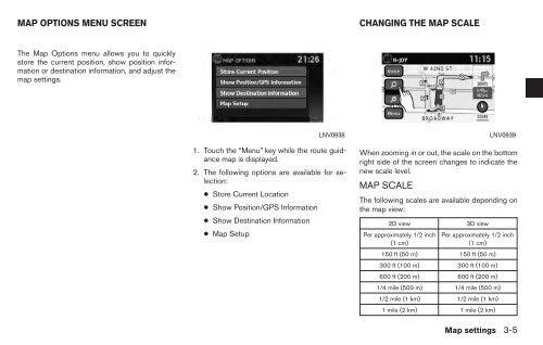 2010 Nissan Navigation System Owner's Manual (Sentra & Versa)