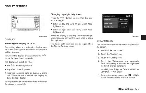 2010 Nissan Navigation System Owner's Manual (Sentra & Versa)