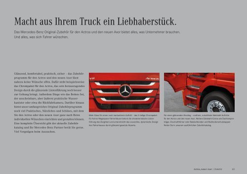 Der neue Axor. Der Actros.