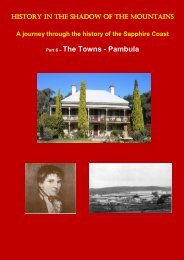 Part 6 â The towns â Pambula - Sapphire Coast
