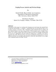 Forging Process Analysis and Preform Design - Forging Industry ...