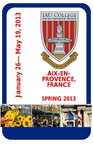 Aix-en-Provence Guide - Institute for American Universities