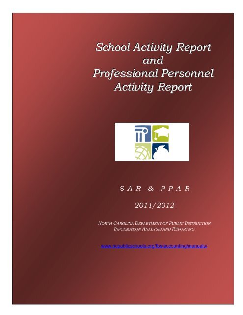 School Activity Report and Professional Personnel Activity Report