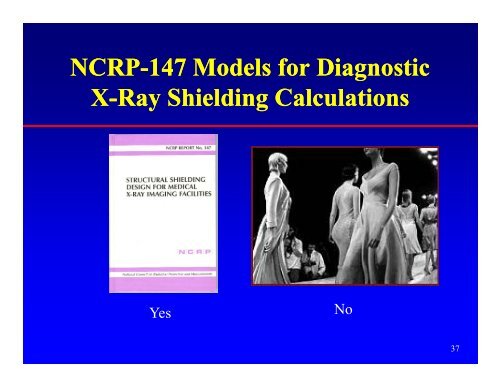 NCRP Report #147 - Radiation Shielding for Medical Instalations