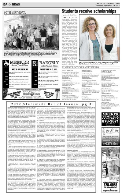 meeker - Herald Times