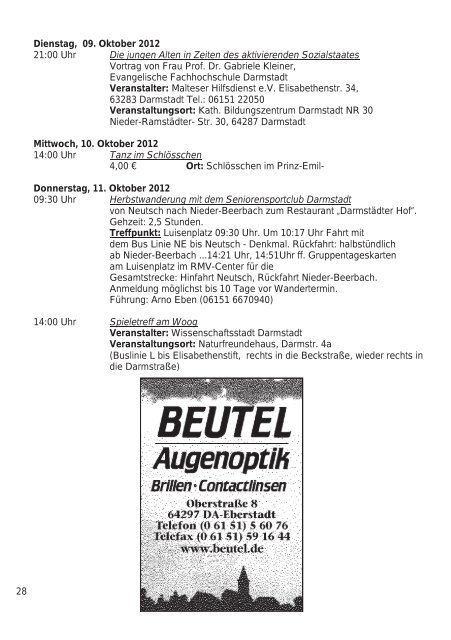 2012 - Seniorenrat Darmstadt eV