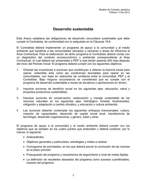 Modelo de contrato - Contratos Integrales EP