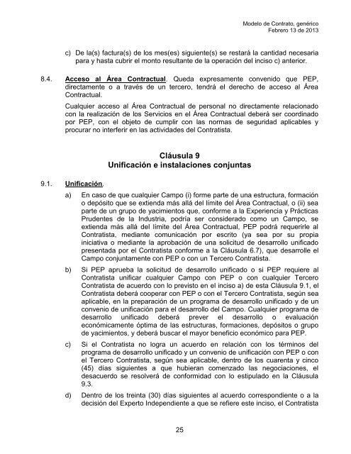 Modelo de contrato - Contratos Integrales EP