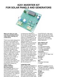 k251 inverter kit for solar panels and generators - Oatley Electronics