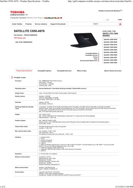 TOSHIBA SATELLITE C850-A976 WINDOWS VISTA DRIVER DOWNLOAD TOSHIBA SATELLITE C850-A976 DRIVERS FOR WINDOWS DOWNLOAD