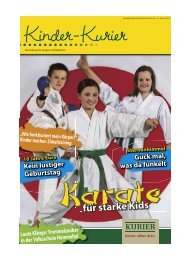 für starke Kids - Verlagsbeilagen des Nordbayerischen Kurier ...