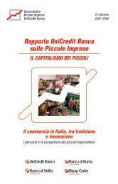 Rapporto Unicredit Banca sulle Piccole Imprese