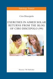exercises in aimed solar returns from the blog of ... - cirodiscepolo.it