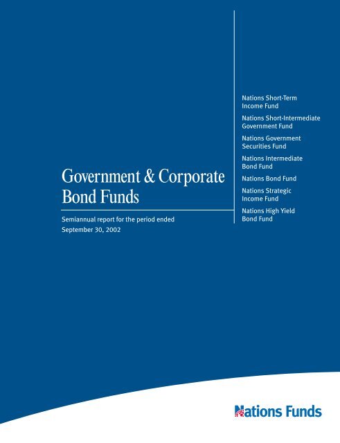 Government Amp Corporate Bond Funds
