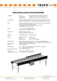 Roller conveyor, ÃƒÂƒÃ‚Â¸ 50 mm, driven, series 9rfg050z