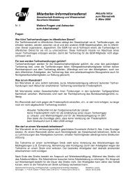 Mitarbeiter-Informationsdienst - GEW Duisburg