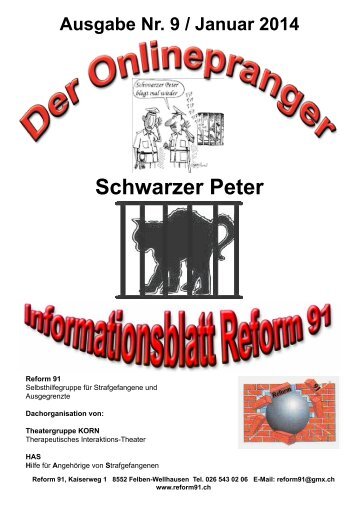 Schwarzer Peter" Nr. 9 - Reform 91