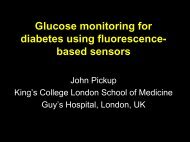 Glucose monitoring for diabetes using fluorescence ... - test page