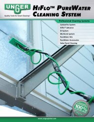 Professional Cleaning Systems For Glass And Exterior Unger