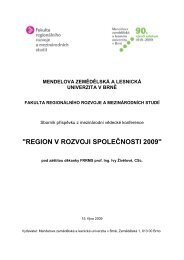 Region v rozvoji spoleÄnosti 2009 - Icabr.com
