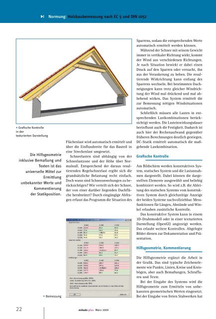 Holzbaubemessung nach EC 5 und DIN 1052 - Mikado