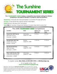 Tournament Series Flyer.pub - Sunshine Through Golf Foundation
