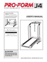 proform j4 - Fitness Equipment